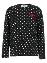Comme Des Garçons Play Black Cotton Long Sleeve T-Shirt