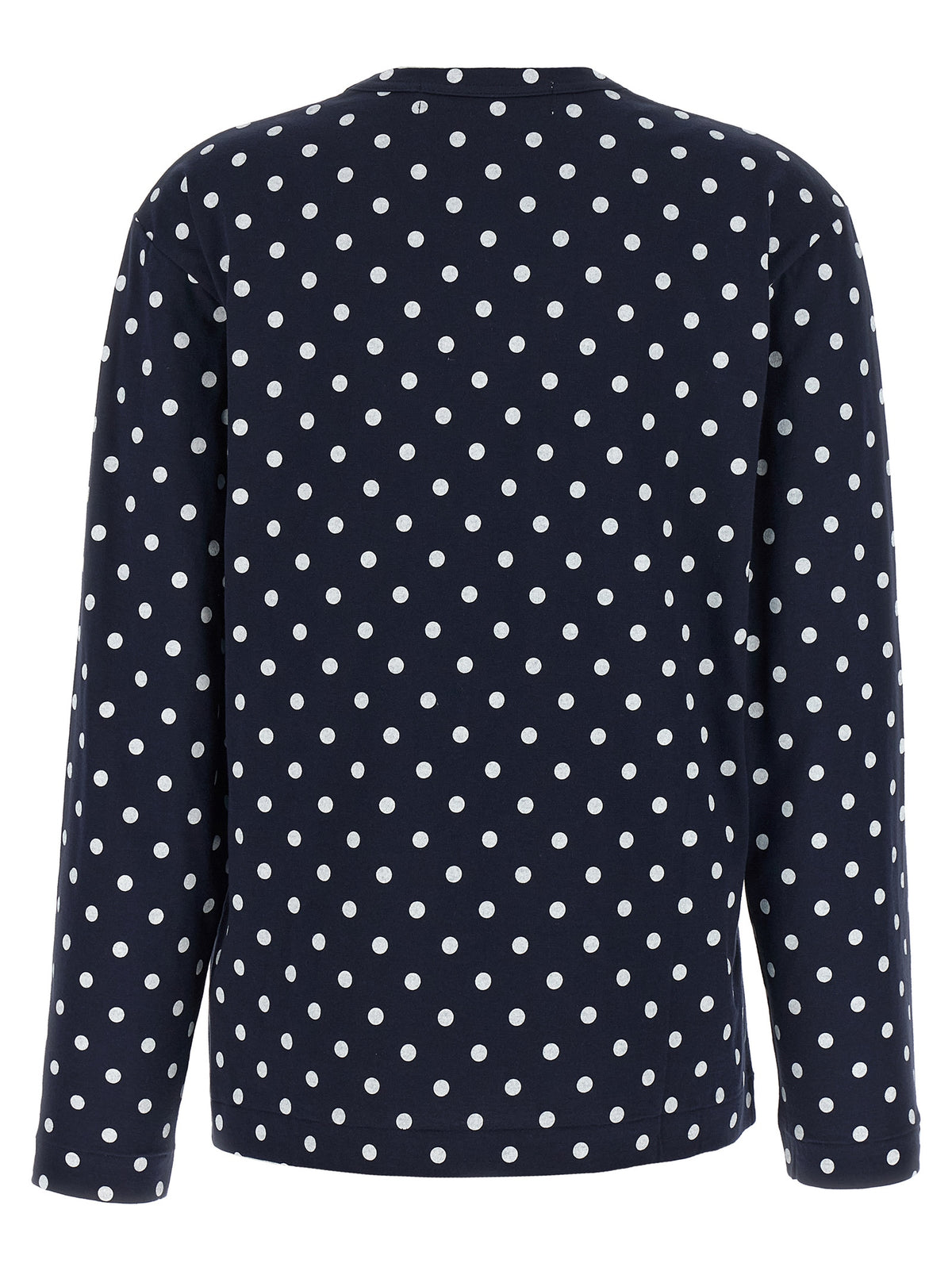 Comme Des Garçons Play Blue Cotton Long Sleeve T-Shirt