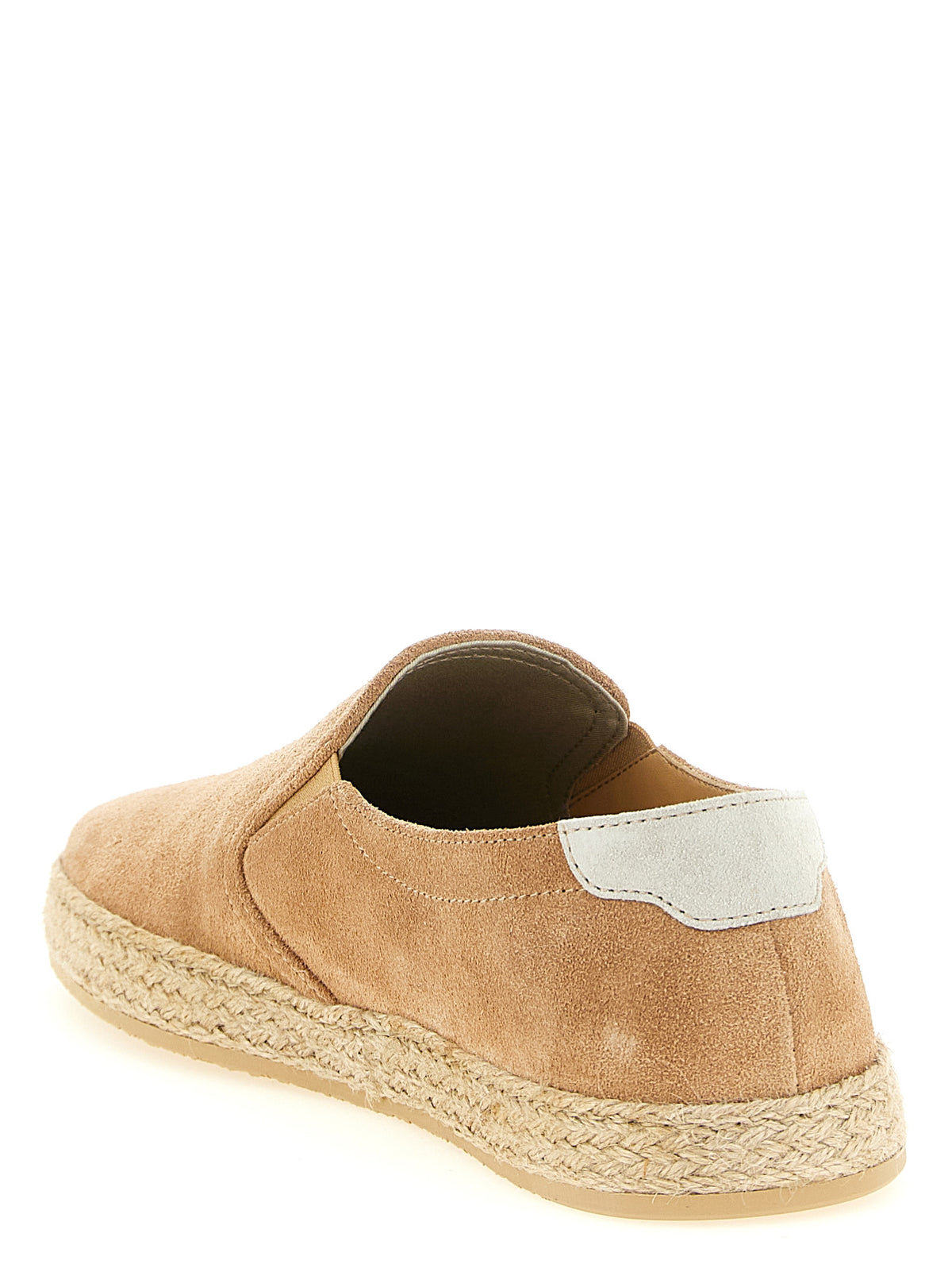 Brunello Cucinelli Beige Calfskin Espadrilles for Men