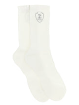 Brunello Cucinelli White Cotton Socks