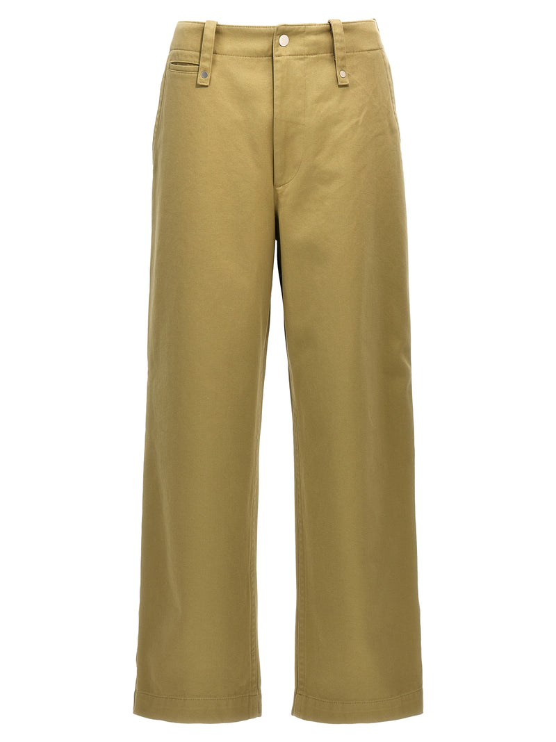 Burberry Beige Cotton Casual Pants