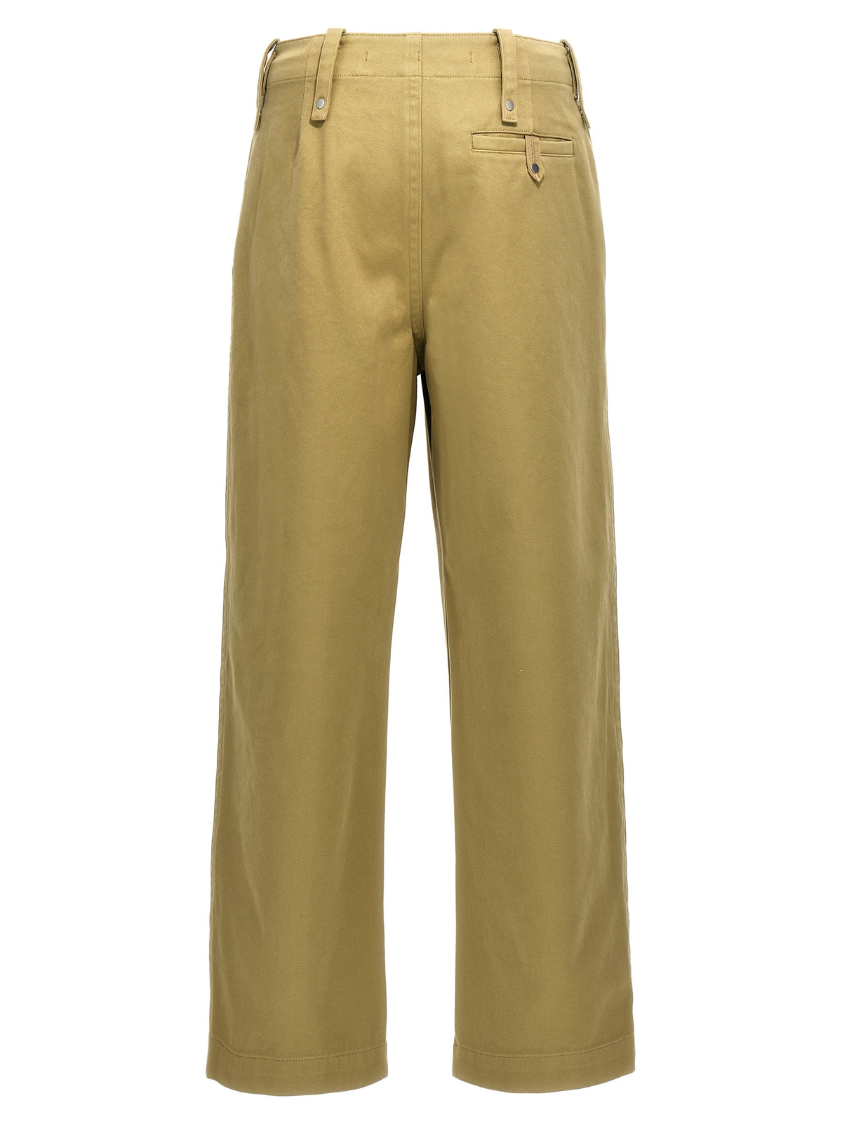 Pantalon décontracté en coton beige Burberry