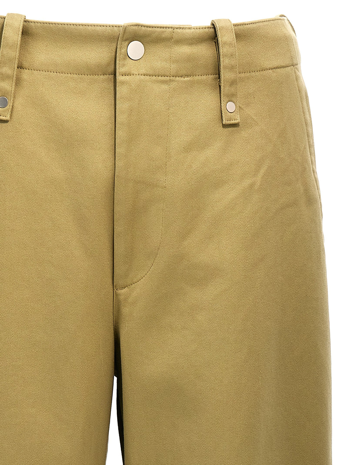 Pantalon décontracté en coton beige Burberry