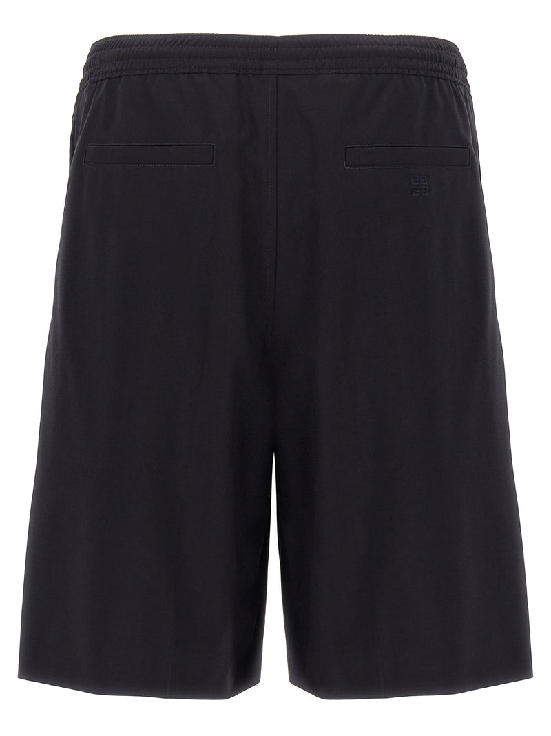 Givenchy Blue Elastane Bermuda Shorts for Men