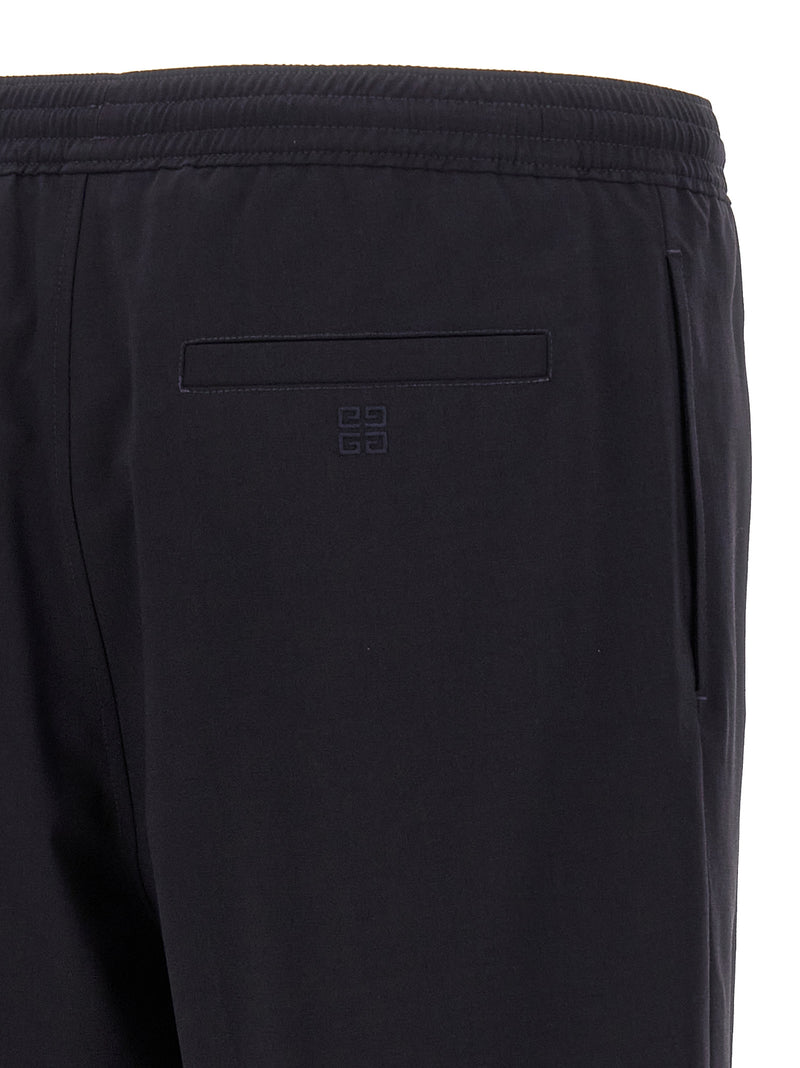 Givenchy Blue Elastane Bermuda Shorts for Men