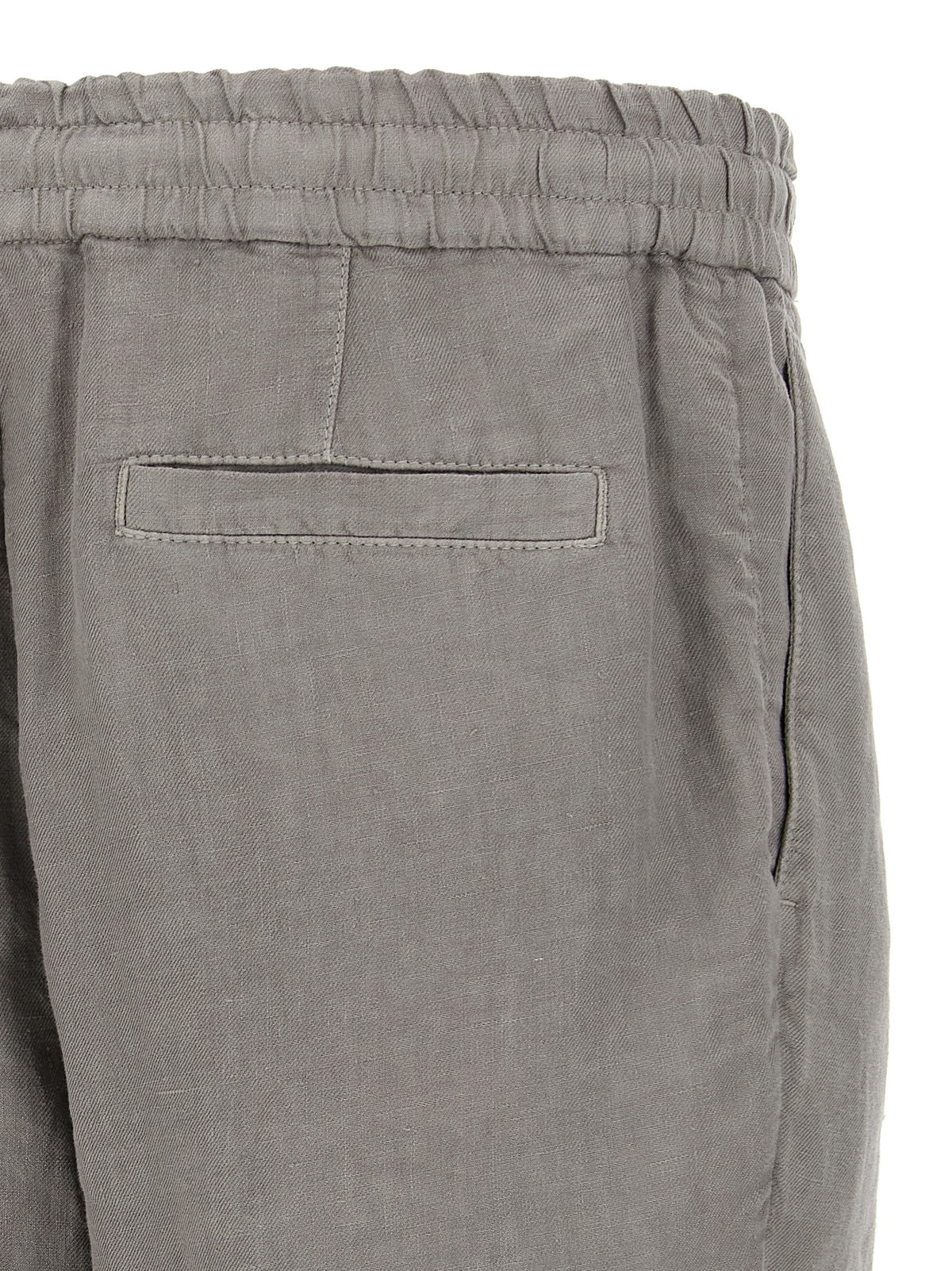 Shorts bermudas en lin gris Brunello Cucinelli
