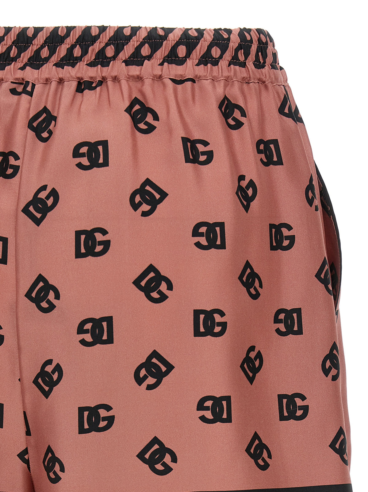 Short bermuda en soie multicolore Dolce & Gabbana