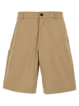 Department 5 Beige Cotton Bermuda Shorts