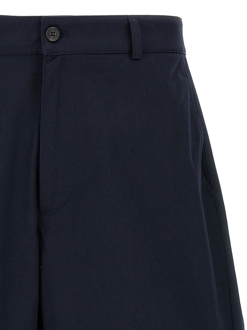 Department 5 Blue Cotton Bermuda Shorts