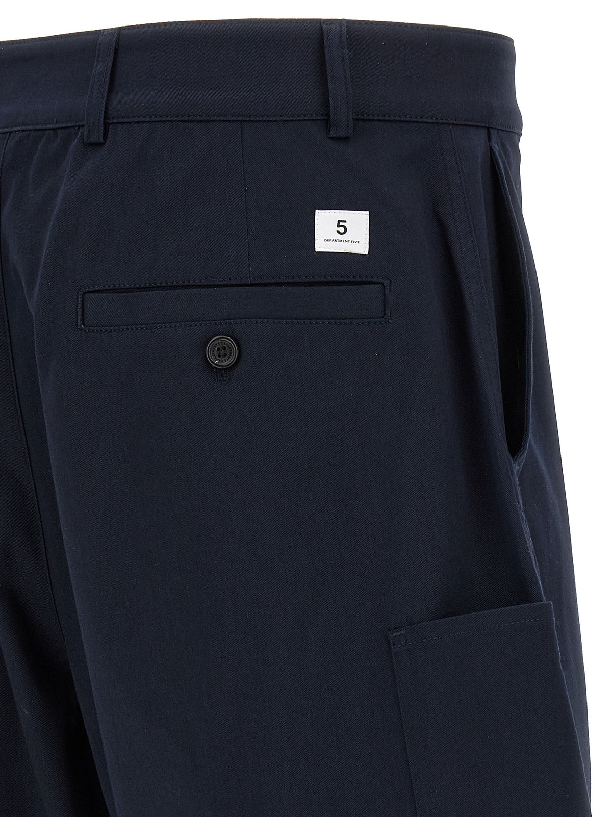 Short Bermuda en coton bleu du Département 5