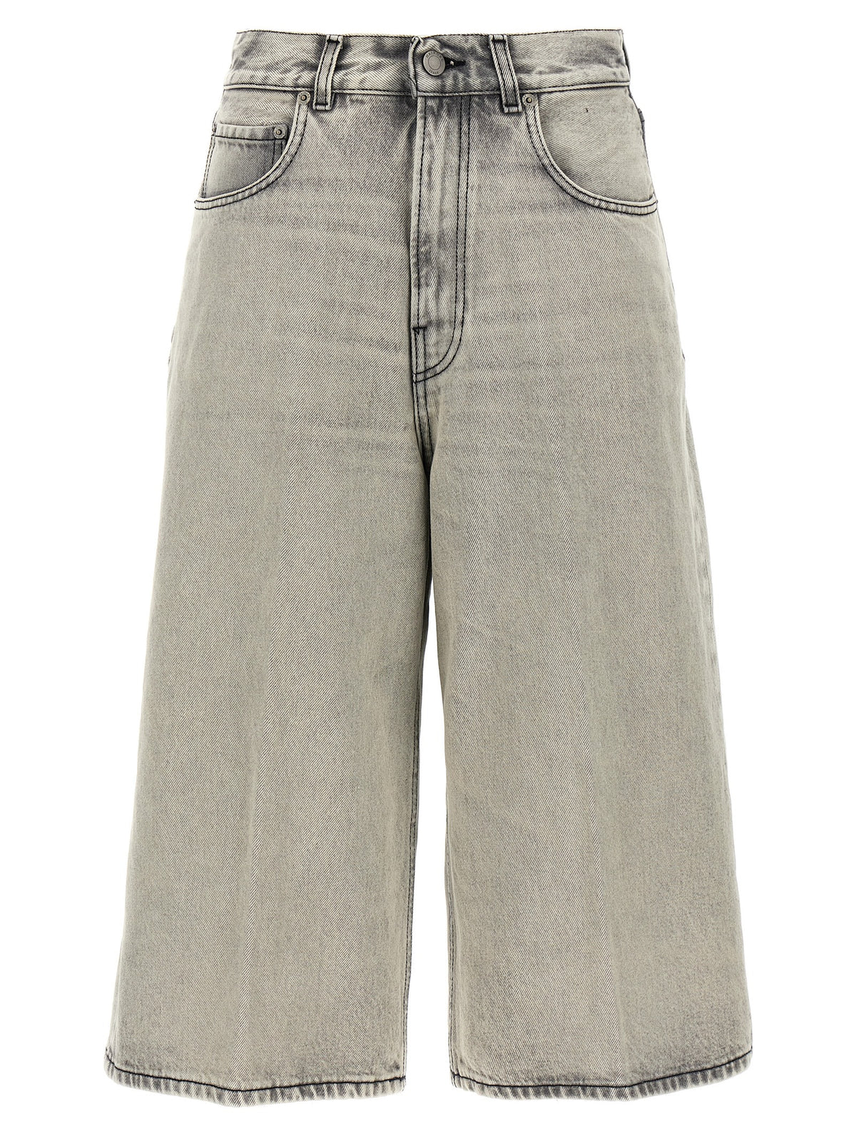 Shorts bermudas blancs en coton Haikure