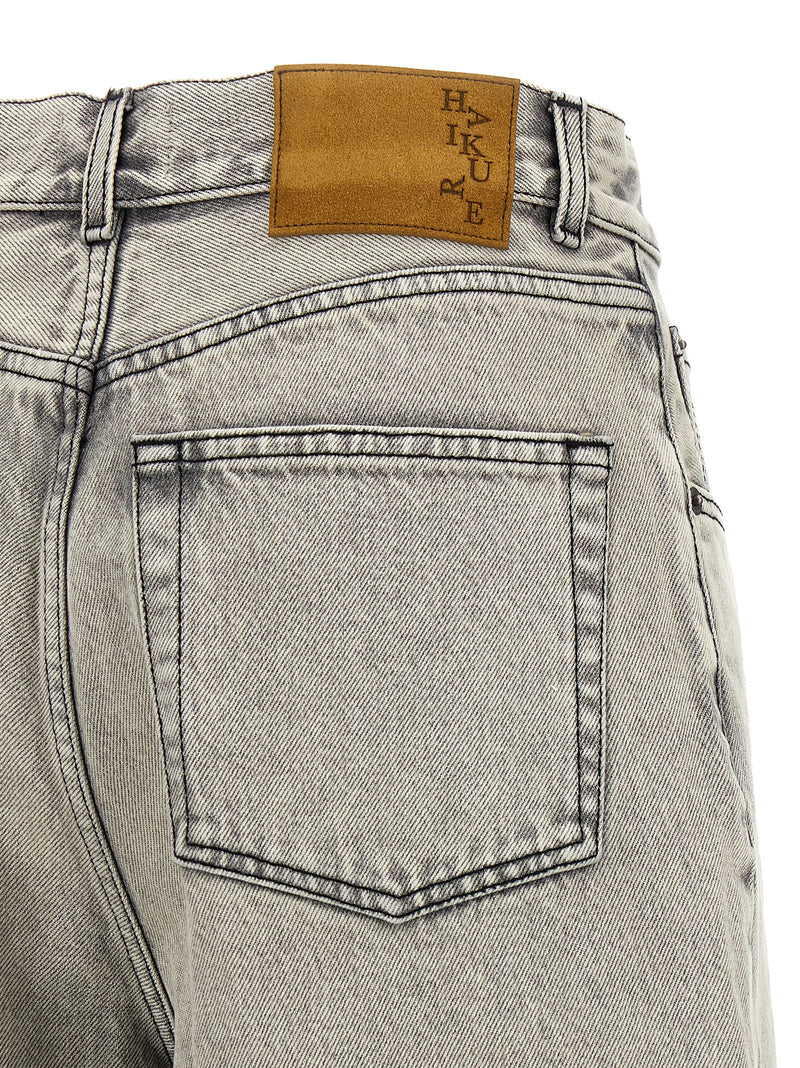 Haikure White Cotton Bermuda Shorts