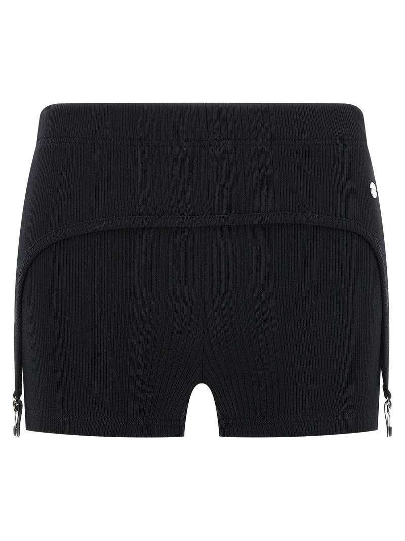 Shorts bermudas Jean Paul Gaultier en coton noir