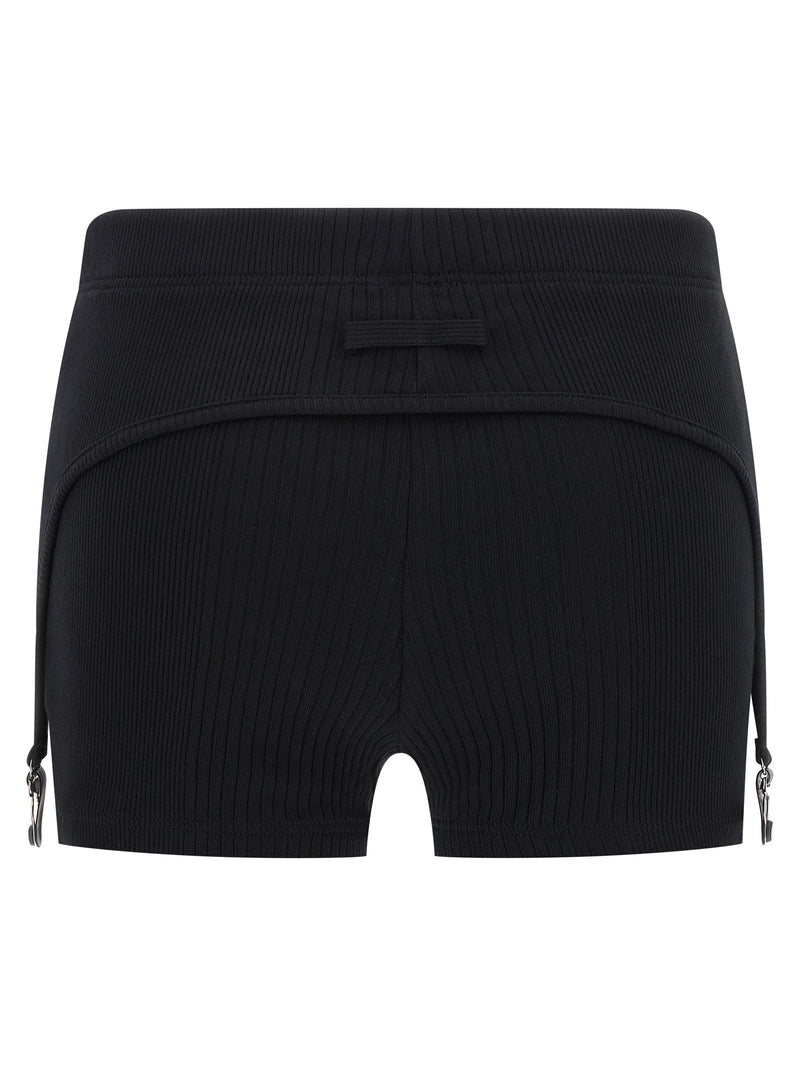 Shorts bermudas Jean Paul Gaultier en coton noir