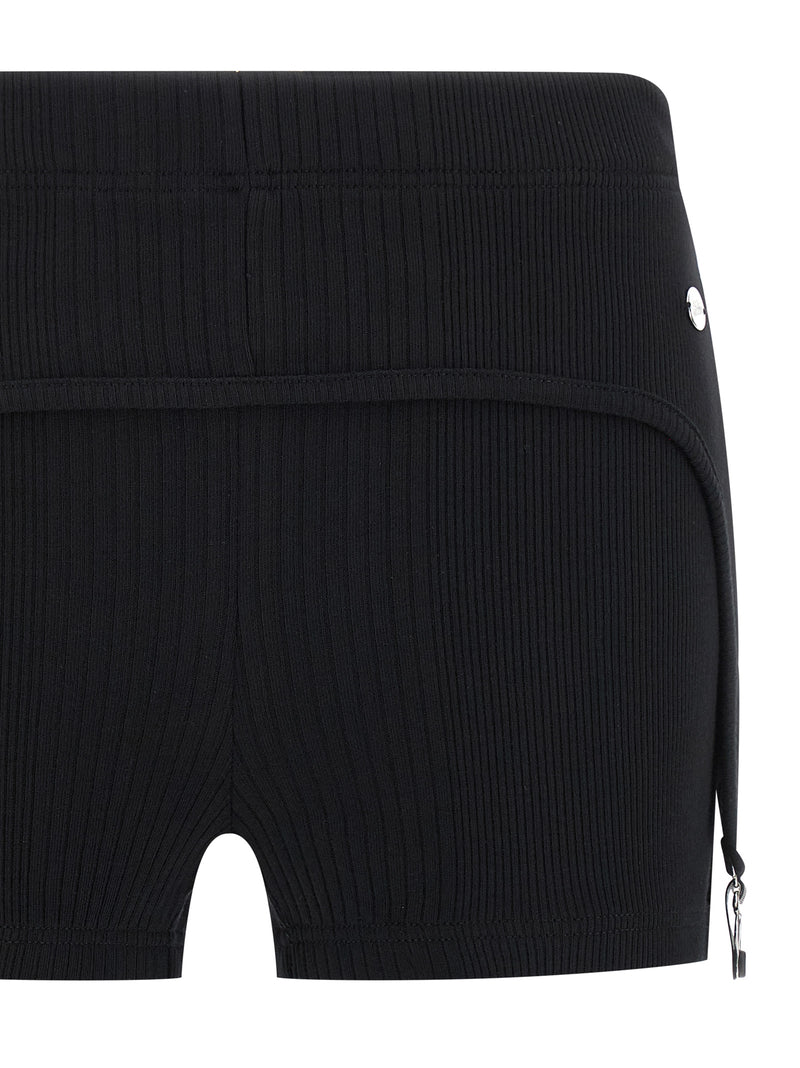 Shorts bermudas Jean Paul Gaultier en coton noir