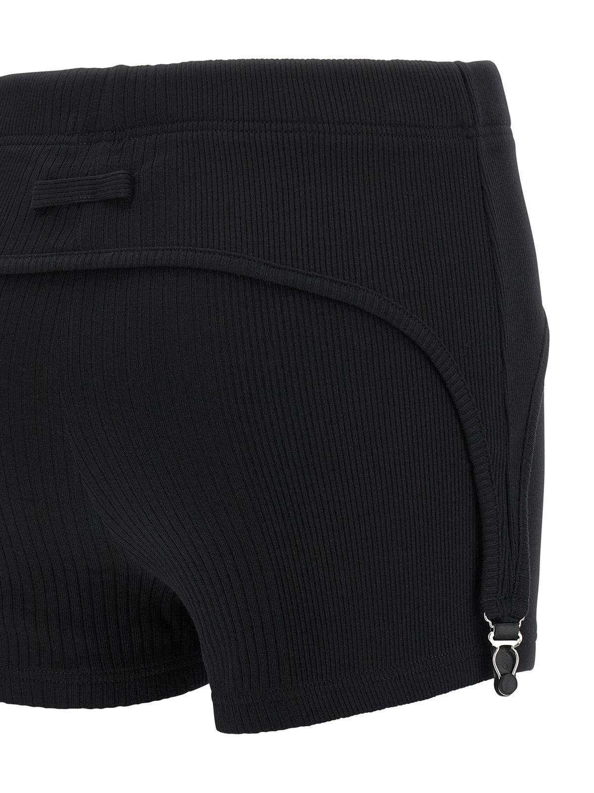 Shorts bermudas Jean Paul Gaultier en coton noir