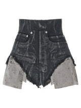 DRKSHDW Brown Cotton Bermuda Shorts