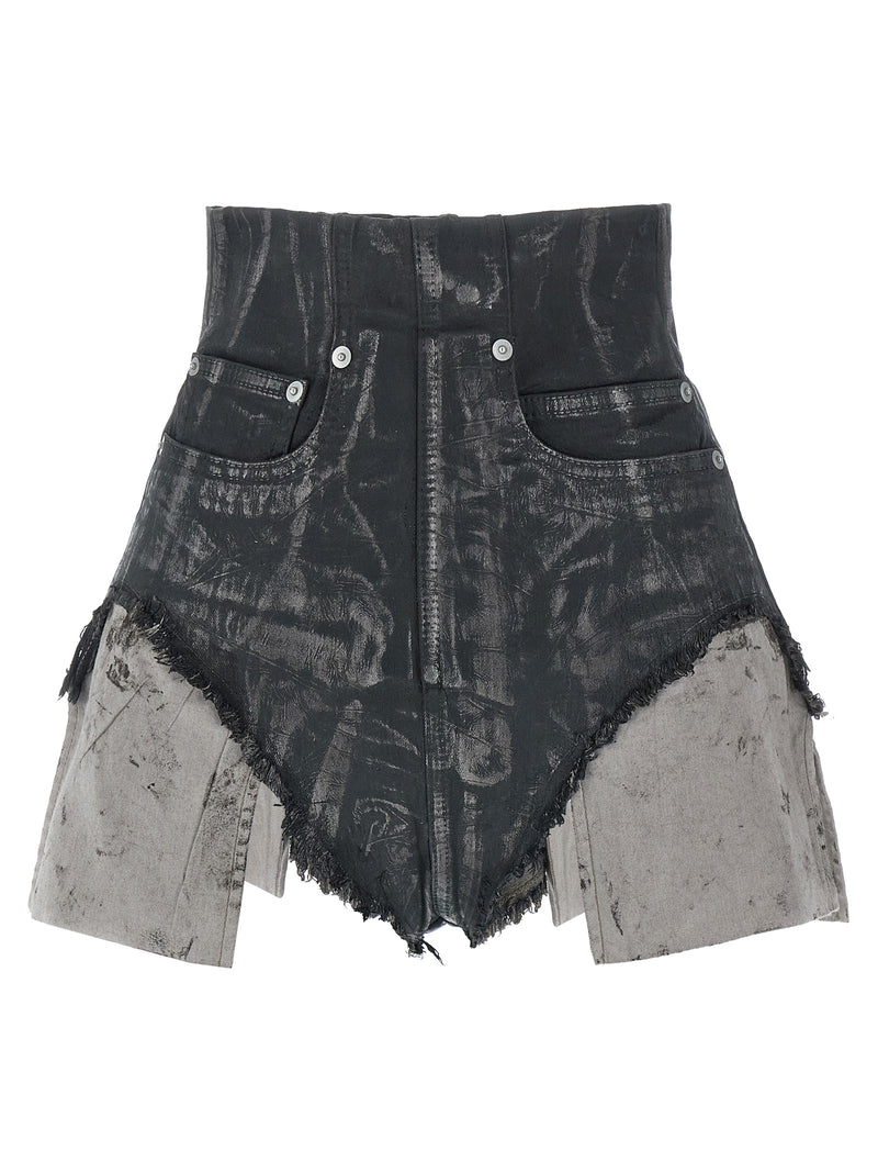 Short long en coton marron DRKSHDW