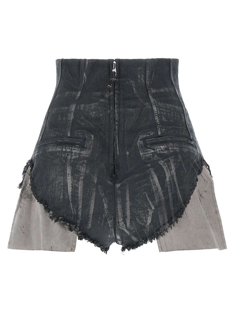 Short long en coton marron DRKSHDW