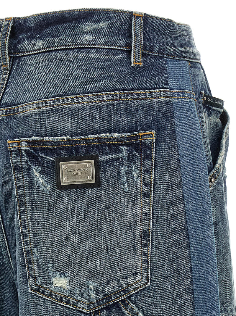 Shorts Bermuda en coton bleu Dolce & Gabbana