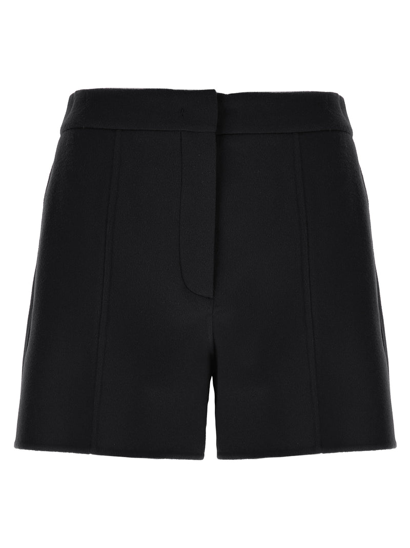 Sportmax Buono Black Virgin Wool Bermuda Shorts