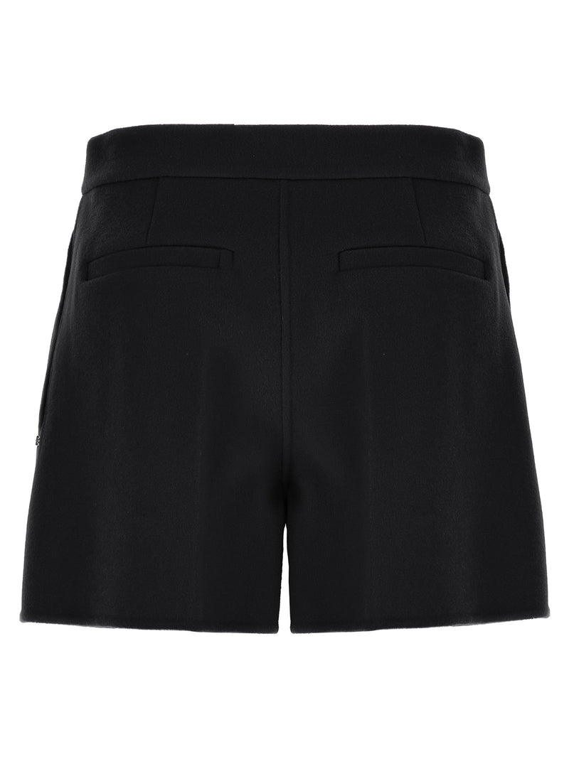 Sportmax Buono Black Virgin Wool Bermuda Shorts