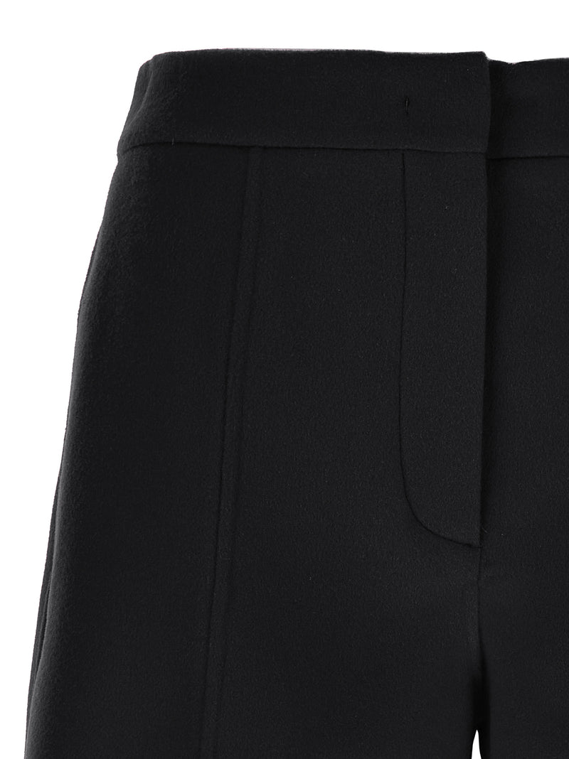 Sportmax Buono Black Virgin Wool Bermuda Shorts