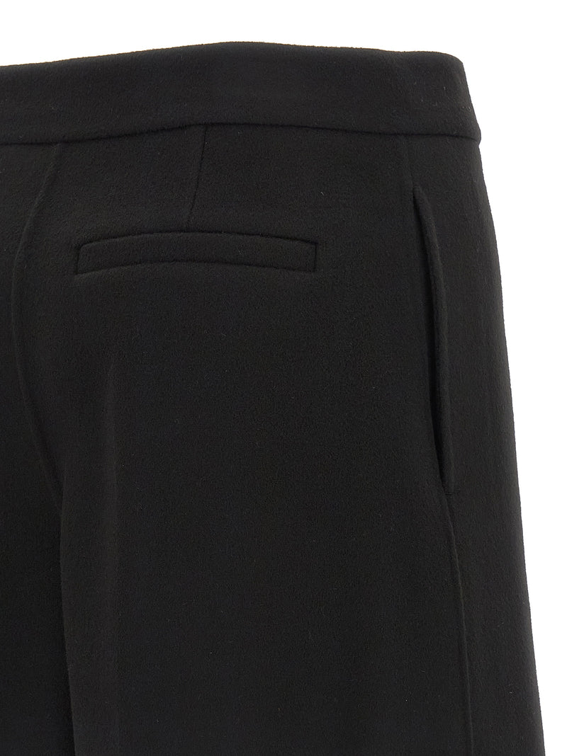 Sportmax Buono Black Virgin Wool Bermuda Shorts