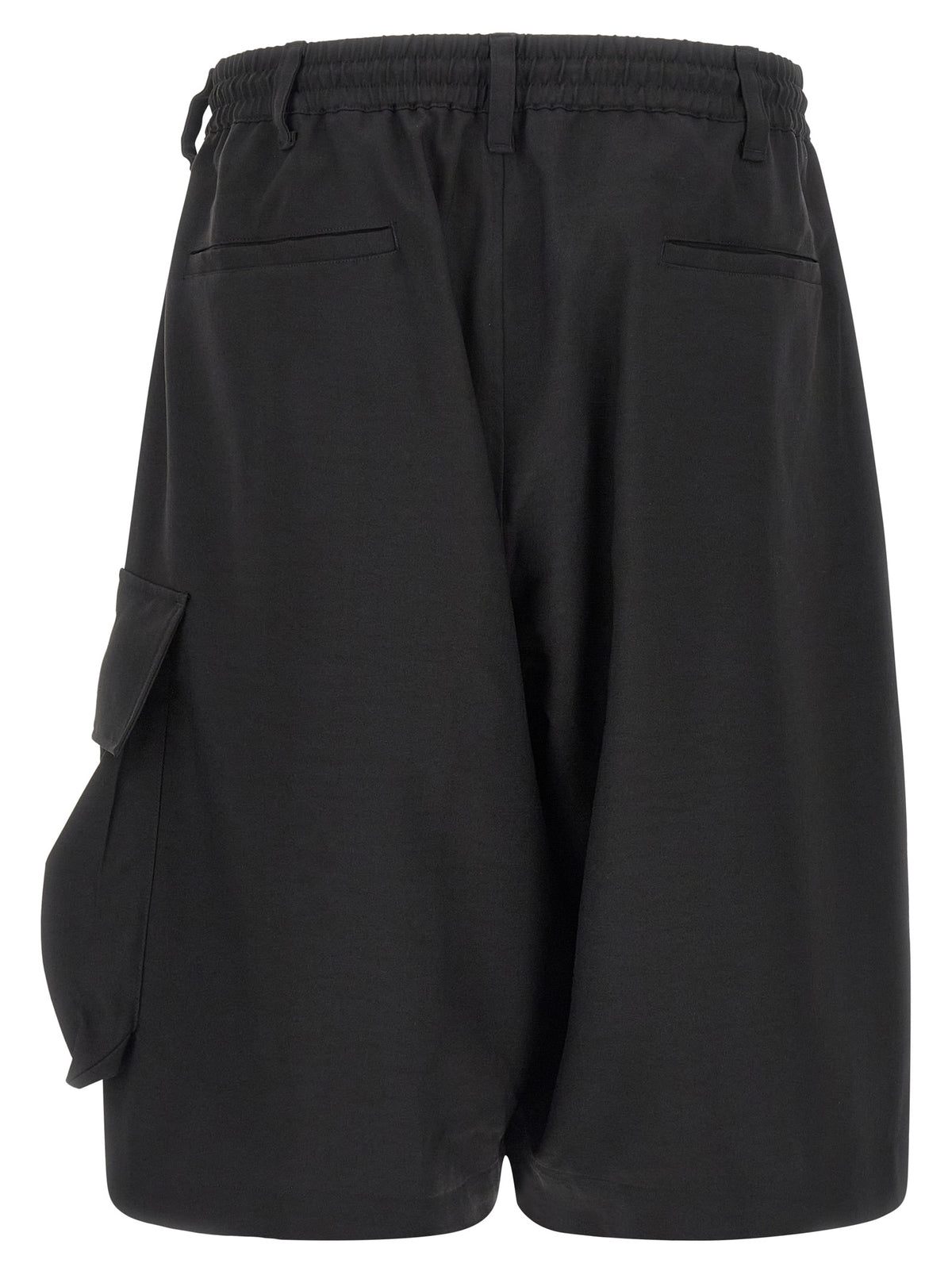 Shorts Bermuda Y-3 en polyester noir