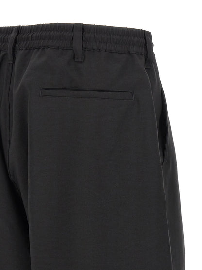 Shorts Bermuda Y-3 en polyester noir