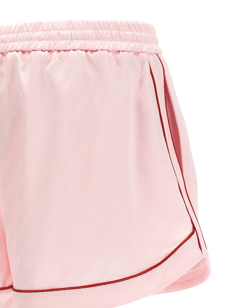 Shorts bermuda en viscose multicolore Off-White