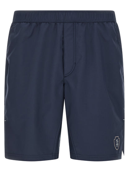 Shorts Bermudes Brunello Cucinelli en Polyester Bleu