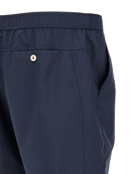 Shorts Bermudes Brunello Cucinelli en Polyester Bleu