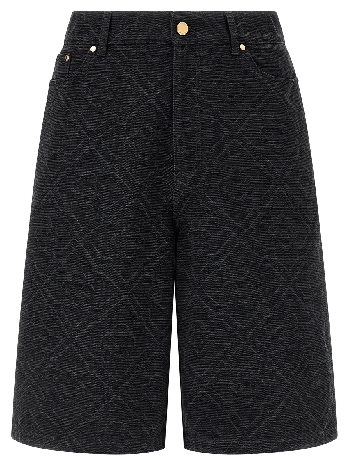 Short bermuda Casablanca en coton noir