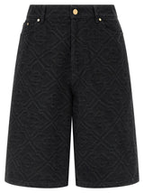Short bermuda Casablanca en coton noir