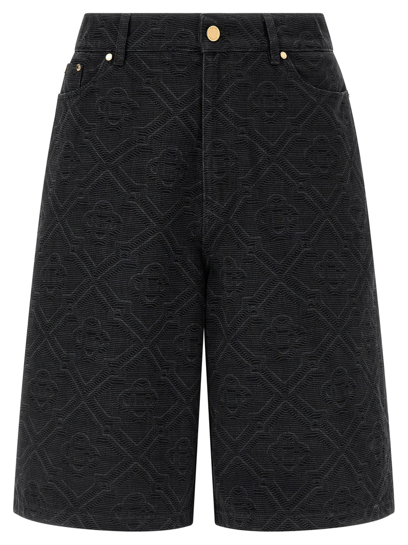 Short bermuda Casablanca en coton noir