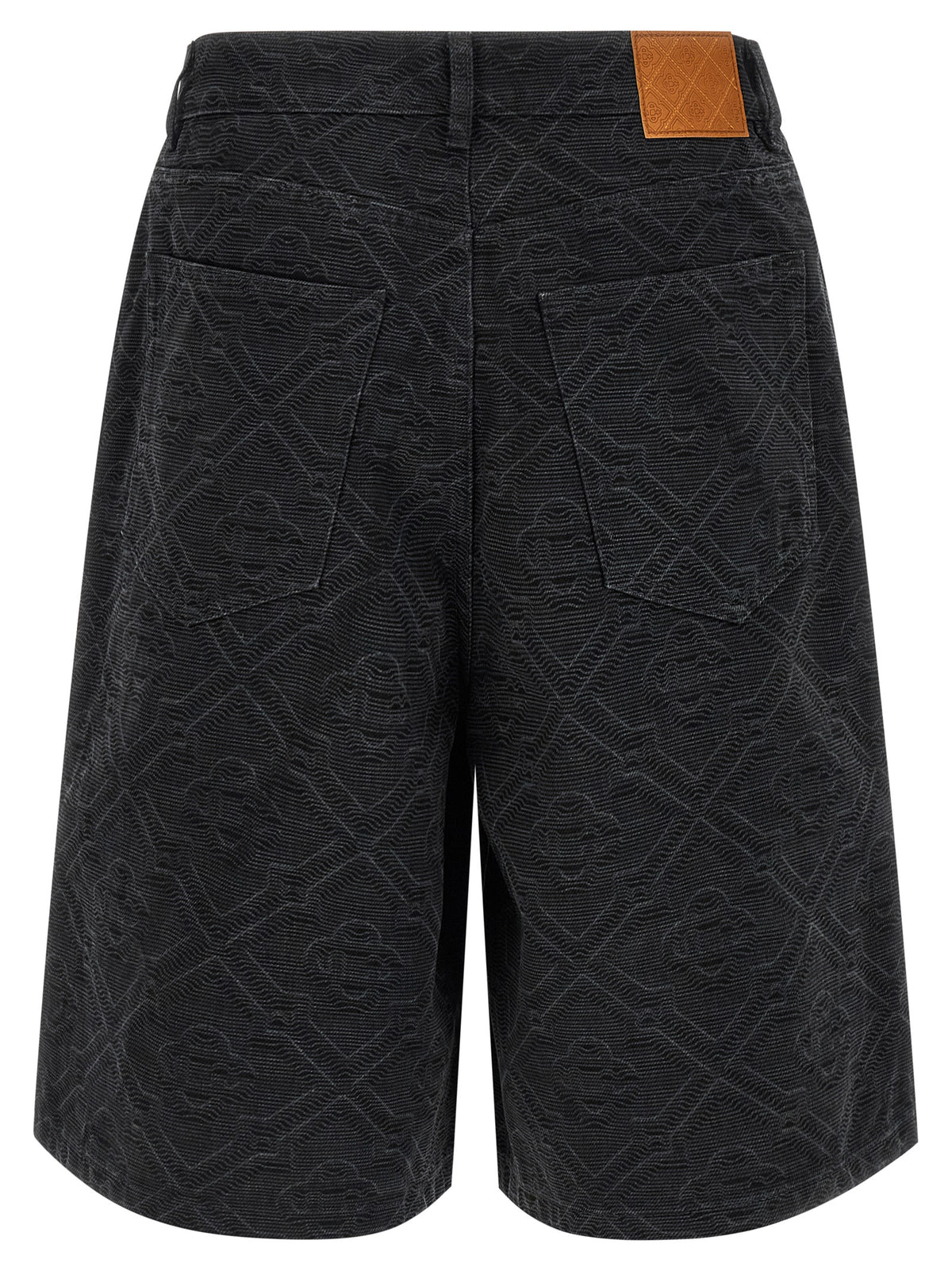 Short bermuda Casablanca en coton noir