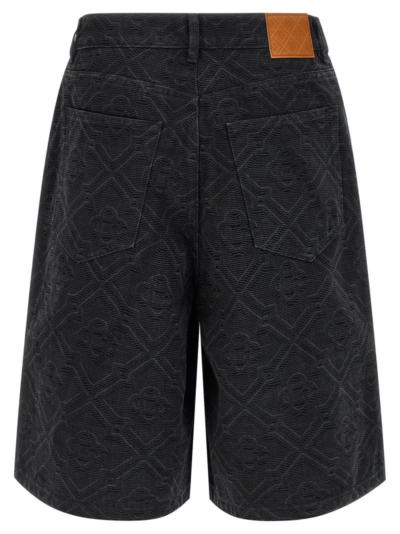 Short bermuda Casablanca en coton noir
