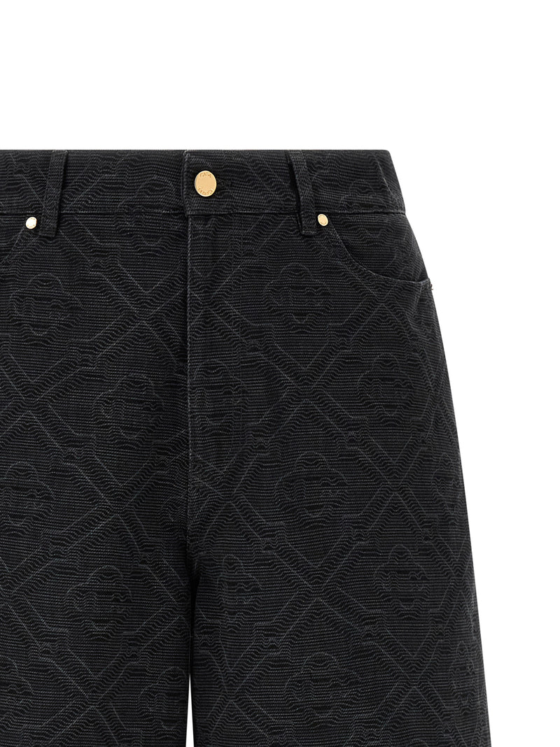 Short bermuda Casablanca en coton noir