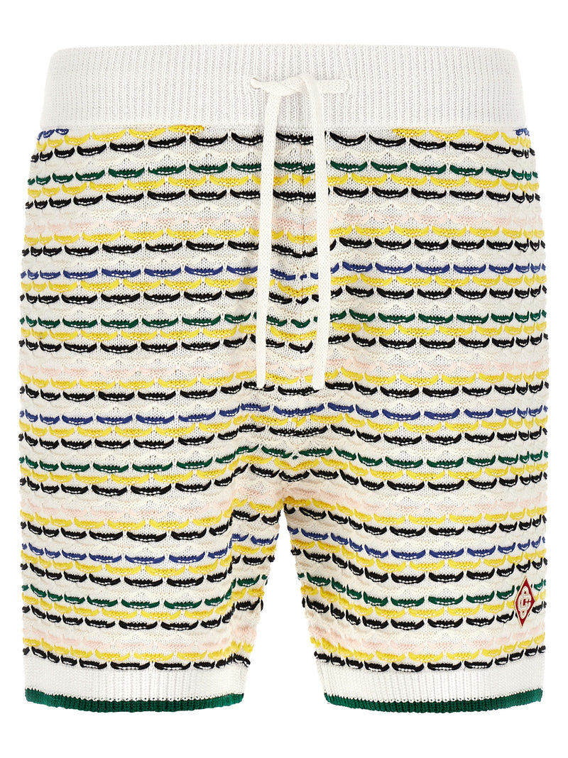 Casablanca Multicolor Cotton Bermuda Shorts - Effortless Style