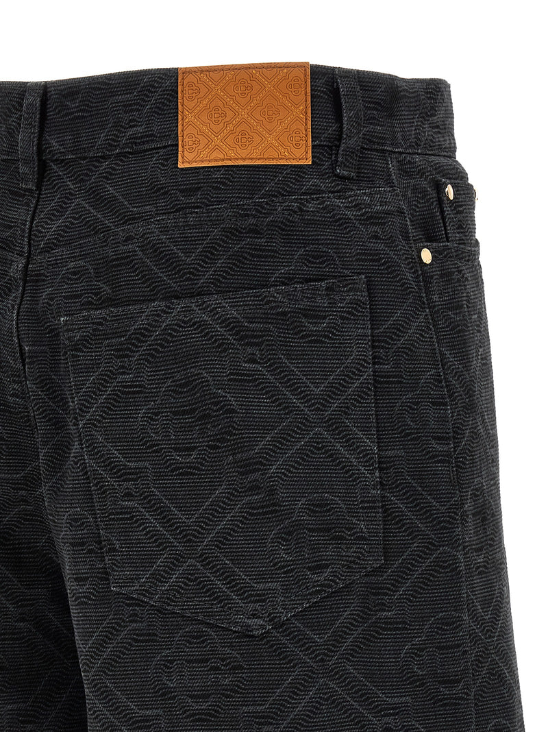 Short bermuda Casablanca en coton noir