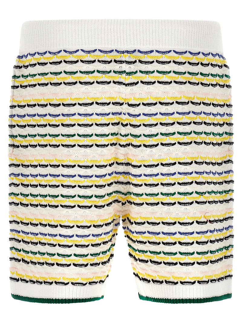 Casablanca Multicolor Cotton Bermuda Shorts - Effortless Style