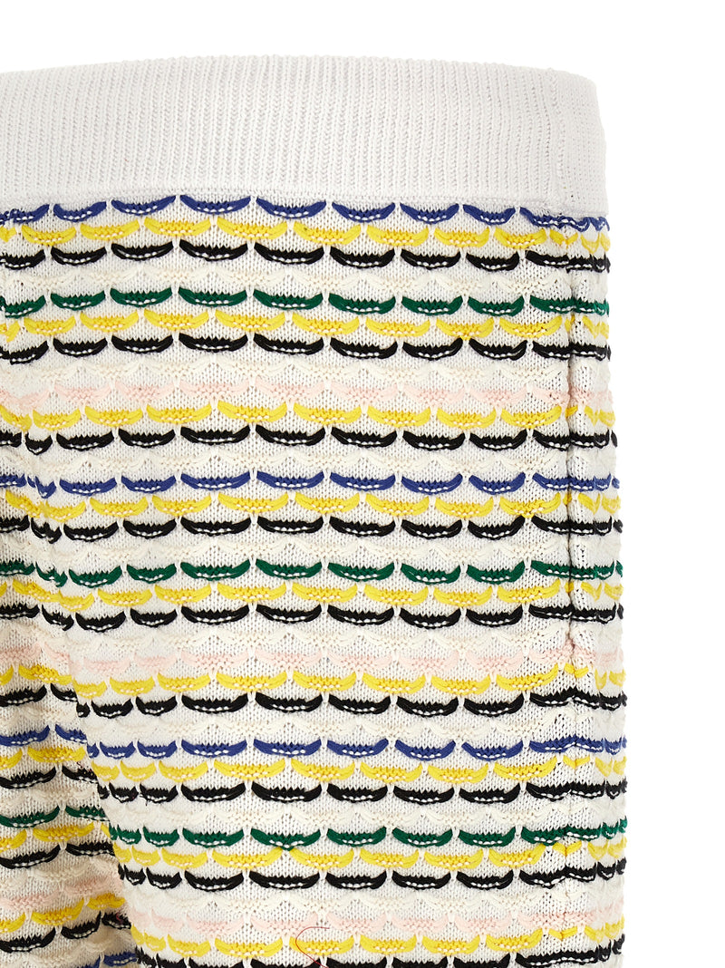 Casablanca Multicolor Cotton Bermuda Shorts - Effortless Style