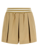 Moschino Beige Cotton Bermuda Shorts for Women