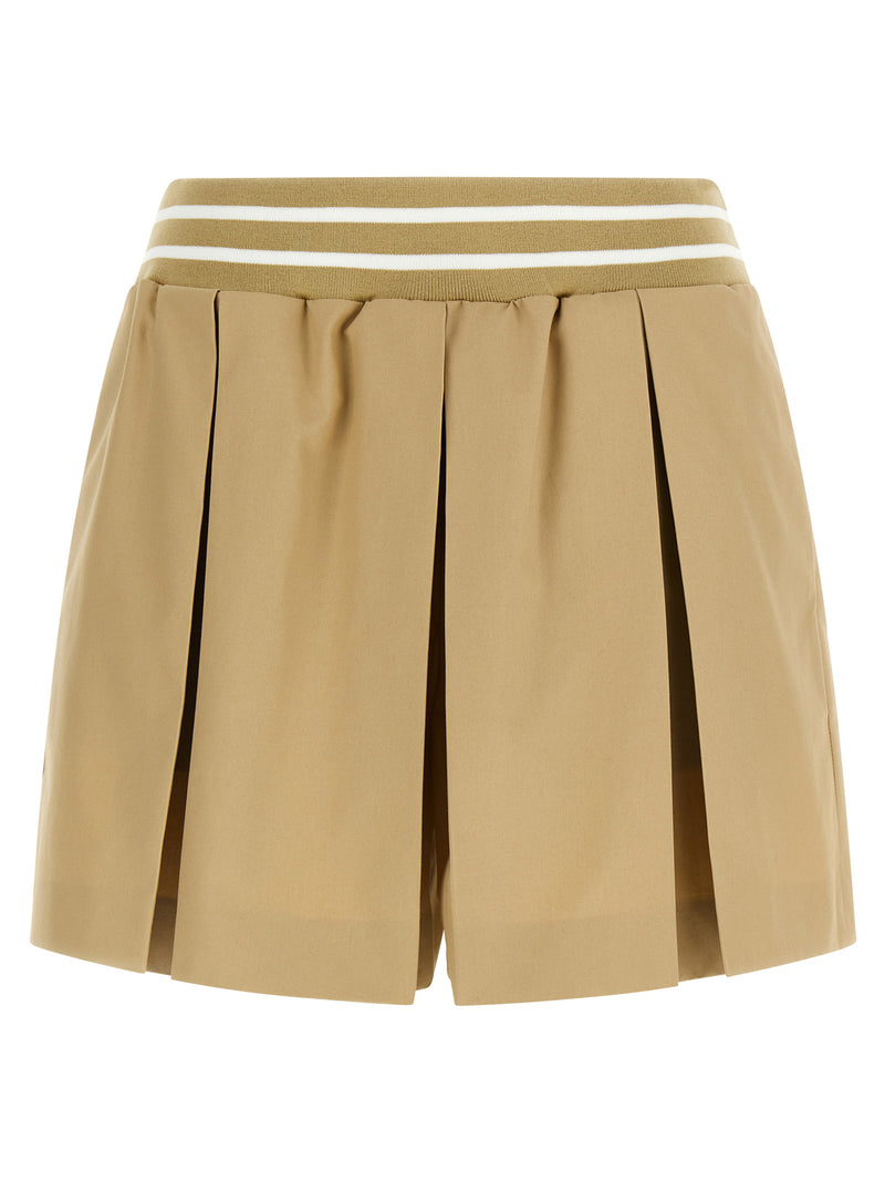Moschino Beige Cotton Bermuda Shorts for Women