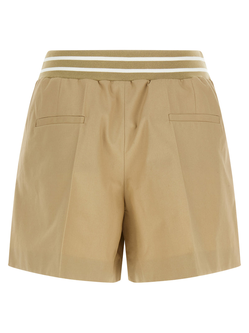 Moschino Beige Cotton Bermuda Shorts for Women
