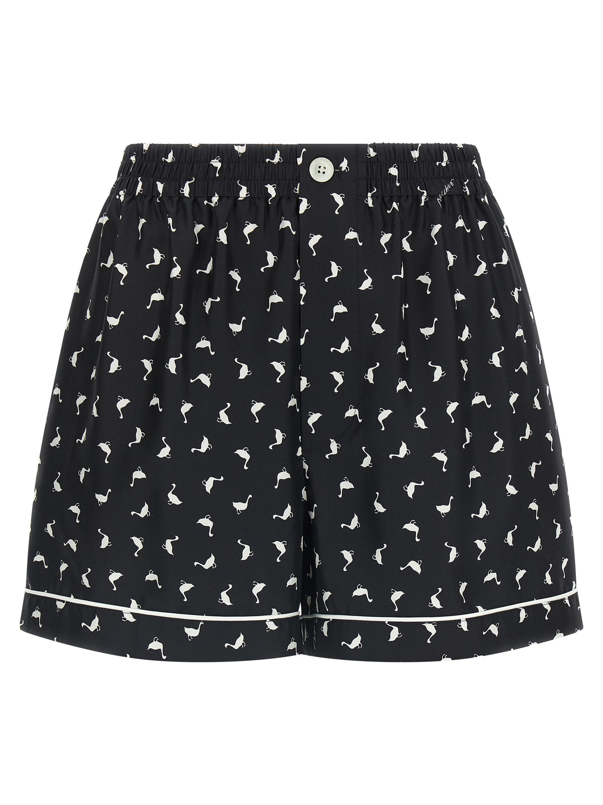 Moschino Bicolor Silk Bermuda Shorts - Elegant & Trendy