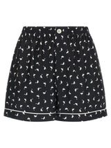 Moschino Bicolor Silk Bermuda Shorts - Elegant & Trendy