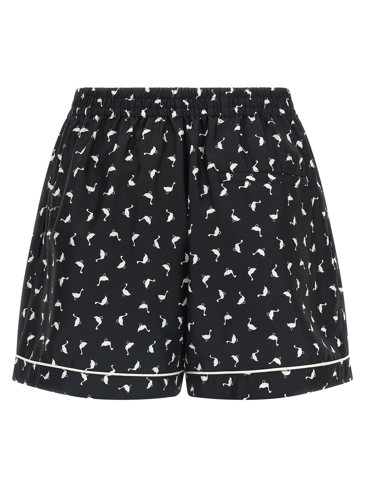 Moschino Bicolor Silk Bermuda Shorts - Elegant & Trendy