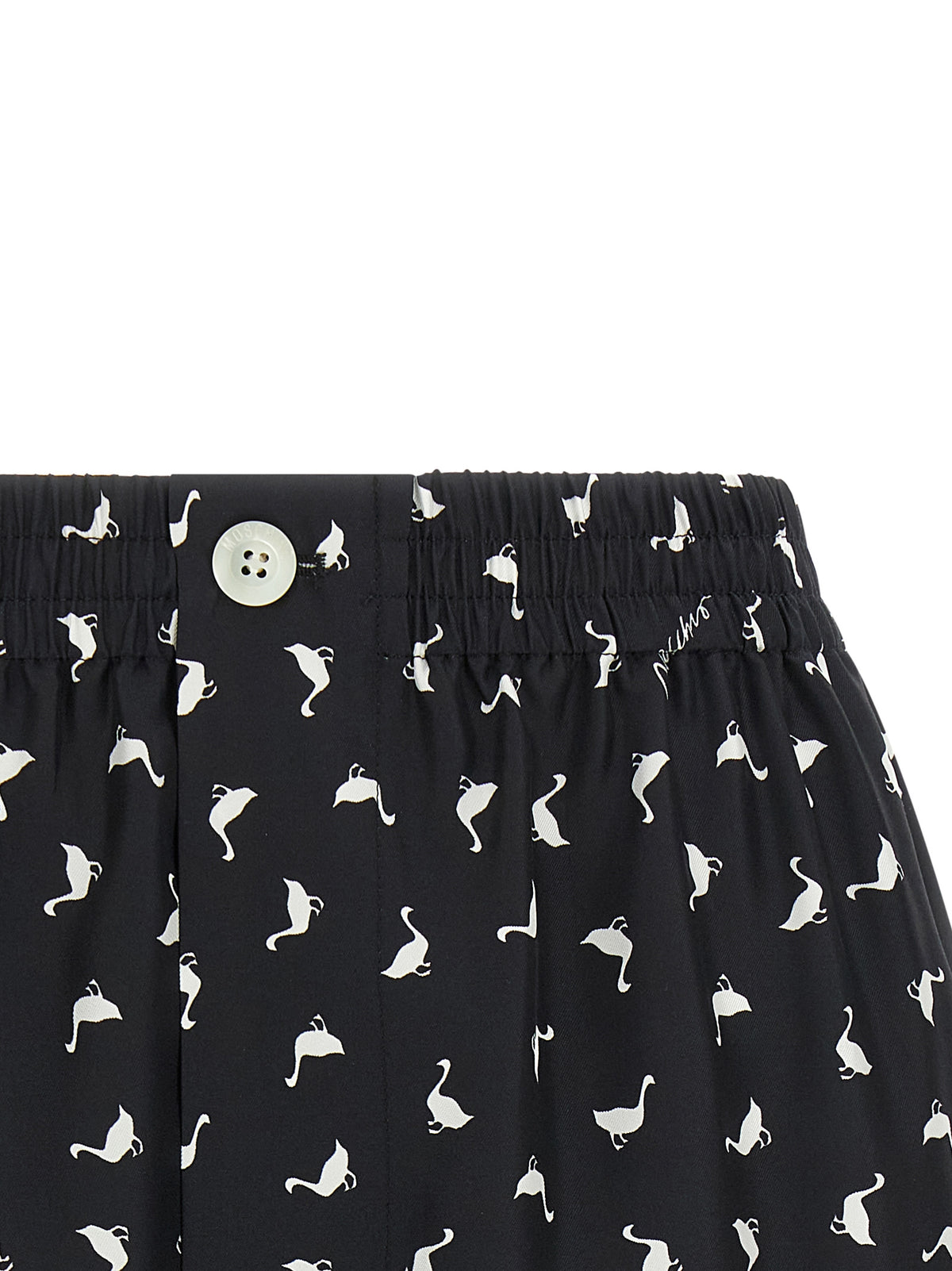 Moschino Bicolor Silk Bermuda Shorts - Elegant & Trendy
